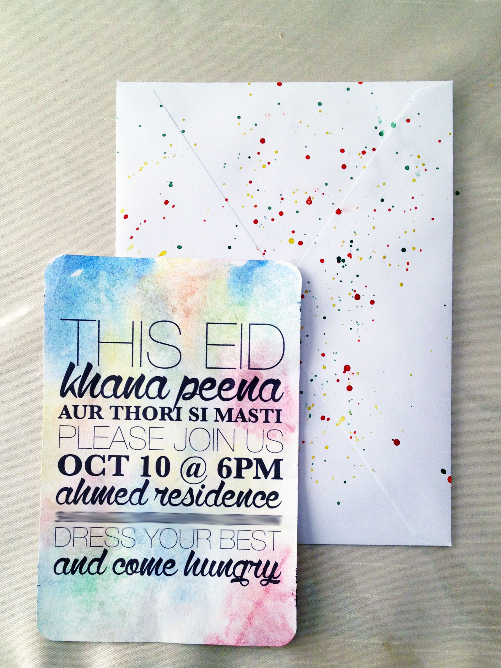 Eid Ul Adha Invites – Aurooba Ahmed