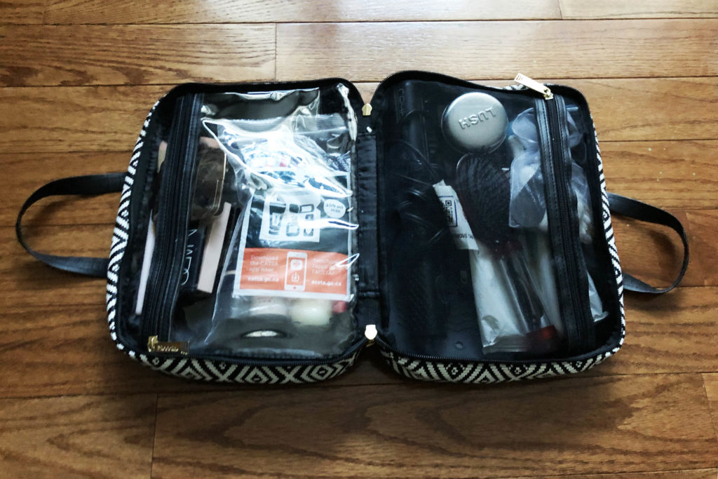 Filled Travel Makeup Bag - Aurooba Ahmed